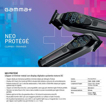 Cargar imagen en el visor de la galería, Pack Gamma+ Neo Protégé | Clipper + Trimmer Profesional
