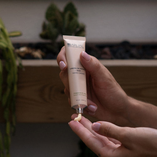 Crema de manos arual te verde