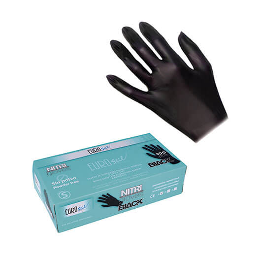 Guantes negros Nitrilo